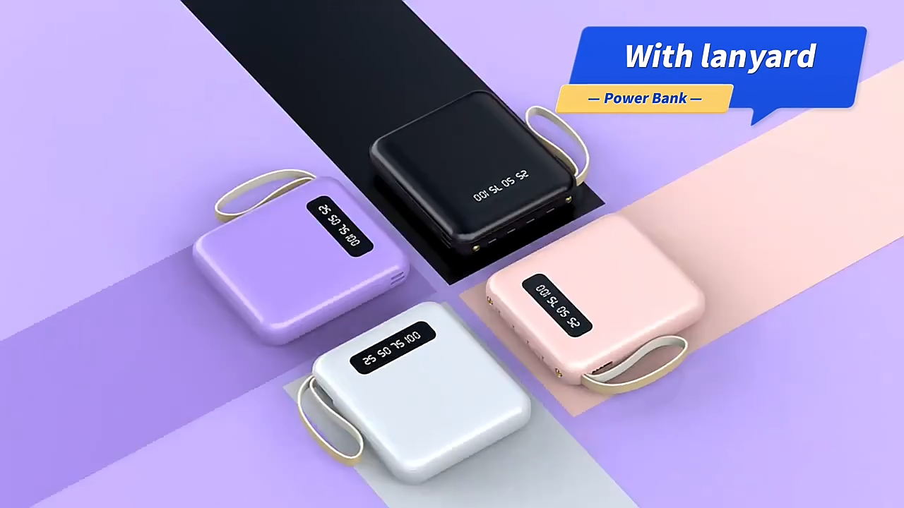 SG 4in1 Portable Fast Charging 20000 30000 mAh LED Power Bank Detachable Cable Compatible Apple iPhone 15 14 13 Samsung S23 S22