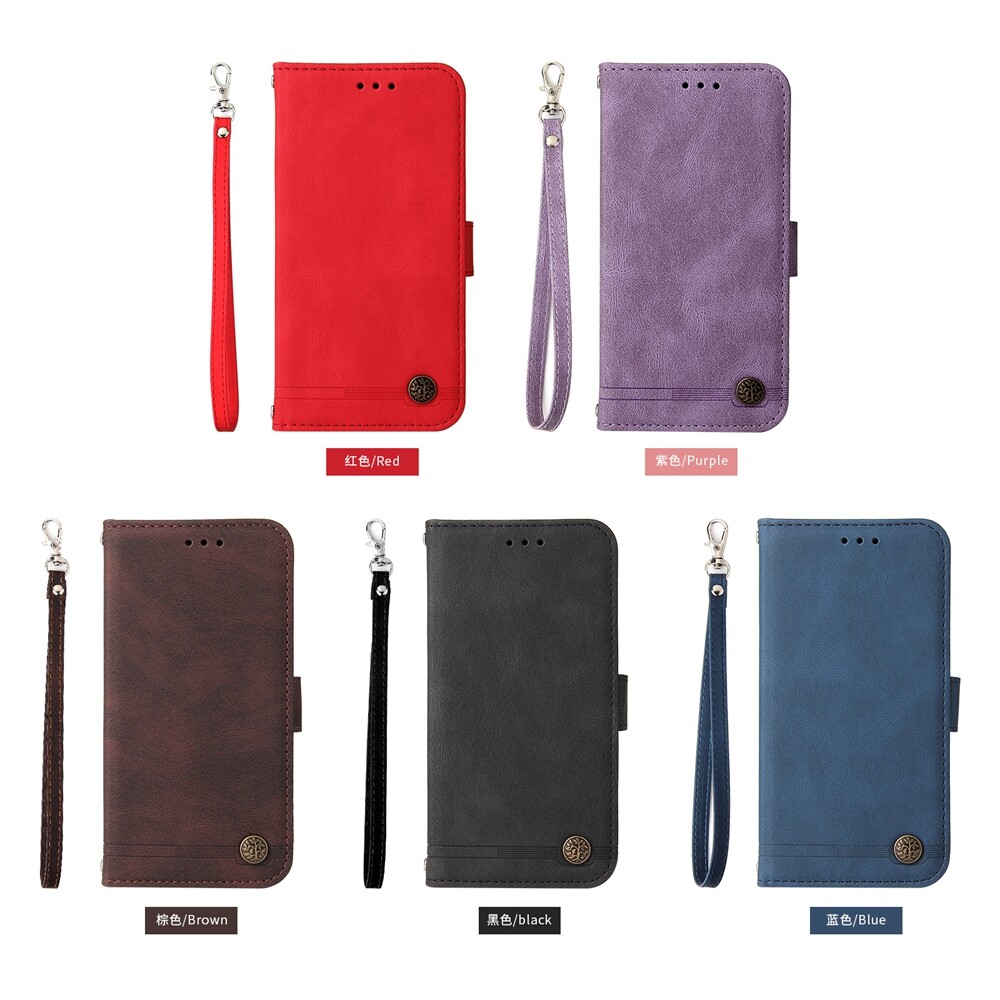 For Samsung Galaxy A52S A03S A22 A72 A52 A42 A32 A02S A12 5G Cover Samsung A72 A52 A32 A22 4G Fashion Phone Case Leather Wallet hand Strap Card Slots Shockproof Flip Cover Casing