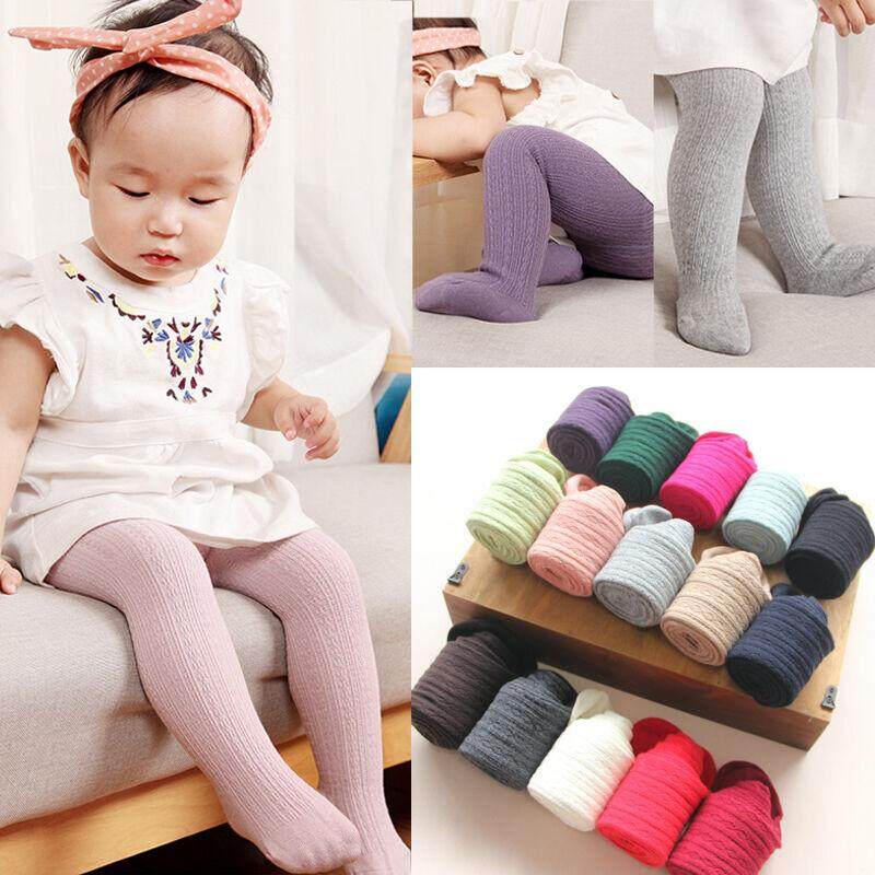 Baby Girls Toddler Kids Pure Cotton Warm Tights Stockings Pantyhose Pants Socks