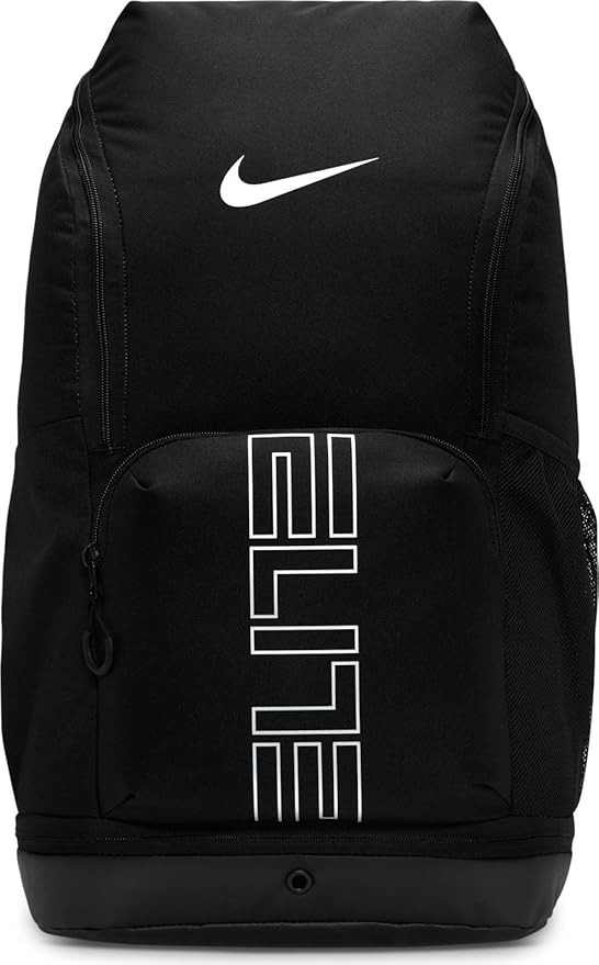 Nike Varsity Elite Backpack (32L), Black/Black/Metallic Silver, One Size
