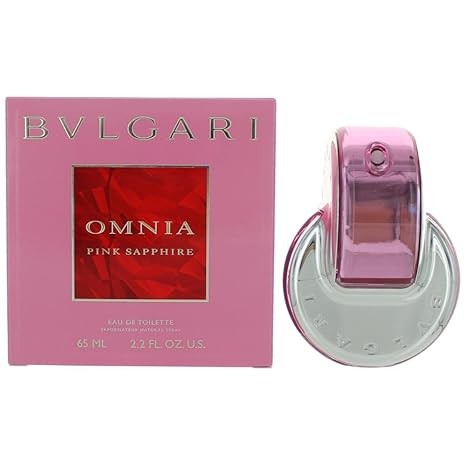 Bvlgari Omnia Pink Sapphire Eau de Toilette Spray, 2.2 Fl Oz