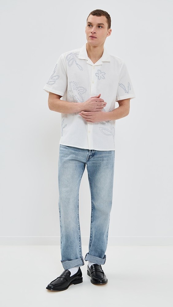 Oversized Floral Didcot Shirt